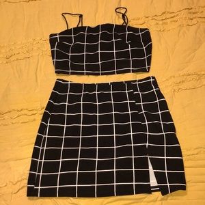 Mini skirt set